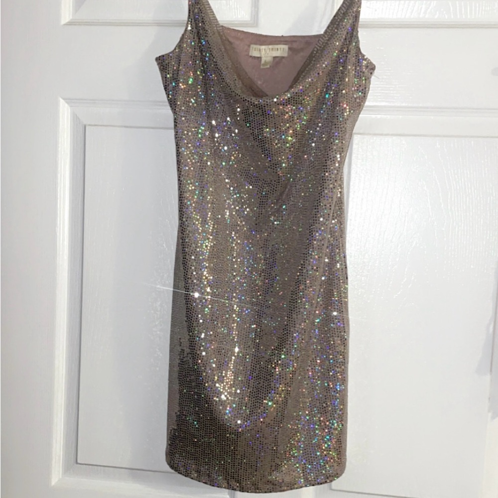 Thirty Thirty LA Sparkly Sequined Mini Dress